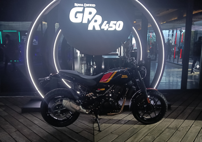 Presentación de la Royal Enfield GRR 450 en México